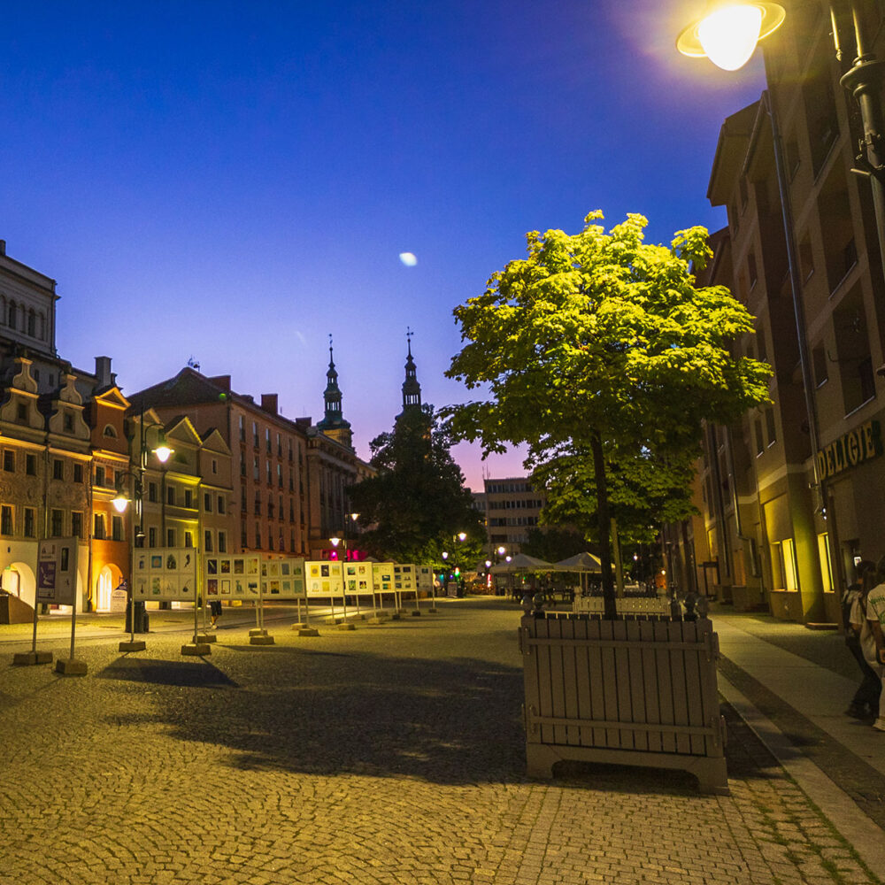 Legnica nocą